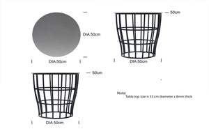 Skyline Design - Optik Carbon Side Table