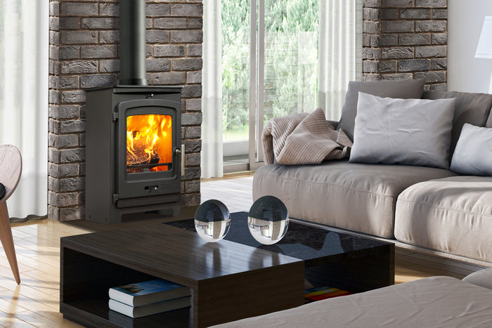 Portway - P1 Contemporary - 4.9kW Multifuel Stove