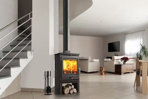 Portway - P2 Contemporary with Low Legs - 8kW Multifuel Stove