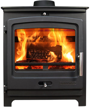 Portway - P2 Contemporary - 8kW Multifuel Stove cutout