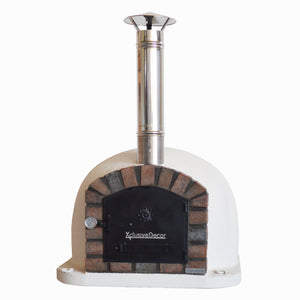 Xclusive Decor - Premier Wood Fired Pizza Oven with Stand and Side Table