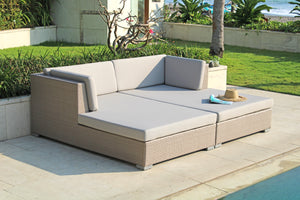 Skyline Design - Pacific -  2 Seat Outdoor Chaise Lounge Set
