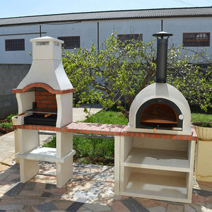 Xclusive Decor - Springfield Outdoor Kitchen Pizza Oven & BBQ Grill