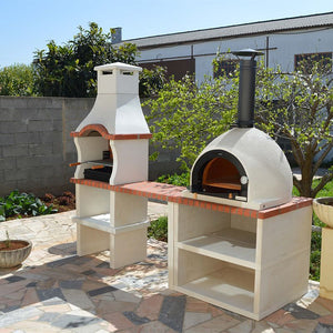 Xclusive Decor - Springfield Outdoor Kitchen Pizza Oven & BBQ Grill