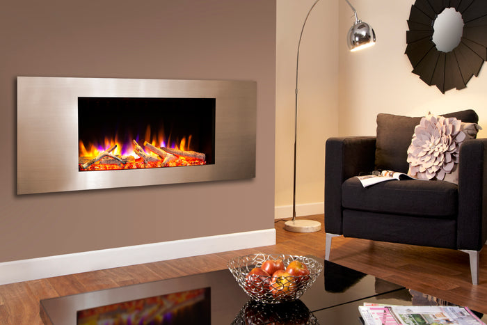 Celsi - Ultiflame Fires -  VR Metz 33" Champagne Wall Inset Electric Fire