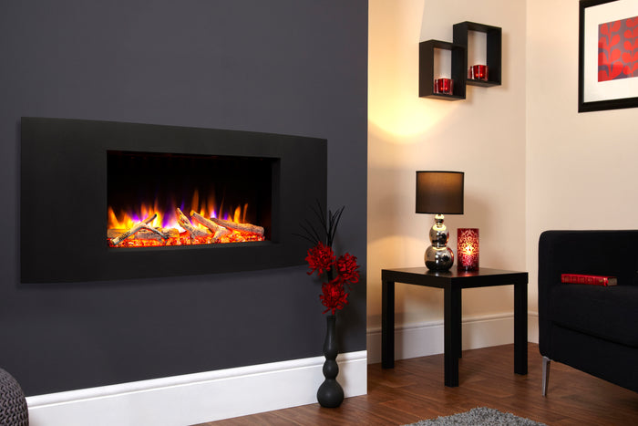 Celsi - Ultiflame Fires -  VR Vichy 33" Black Wall Inset Electric Fire