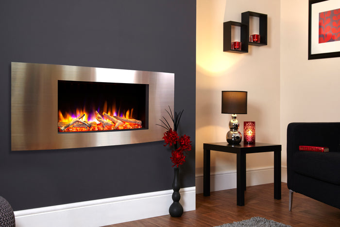 Celsi - Ultiflame Fires -  VR Vichy 33" Champagne Wall Inset Electric Fire