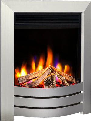 Celsi - Ultiflame Fires - VR Camber Silver Hearth Mounted Electric Fire