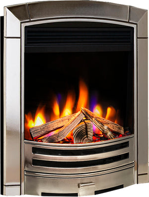 Celsi - Ultiflame Fires - VR Decadence Silver Hearth Mounted Electric Fire