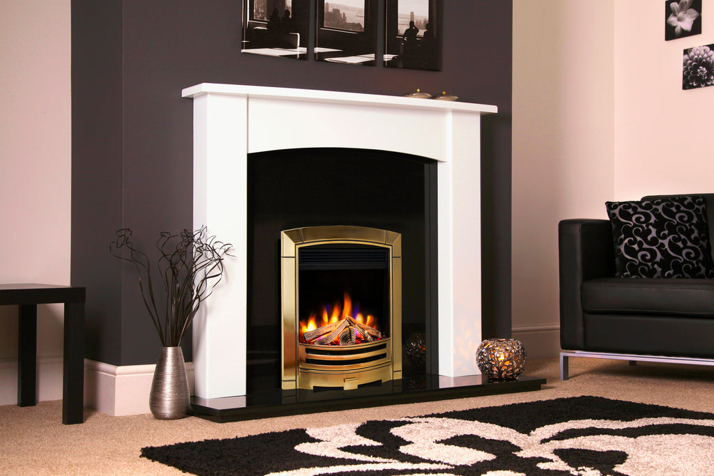 Celsi - Ultiflame Fires - VR Decadence Gold Hearth Mounted Electric Fire