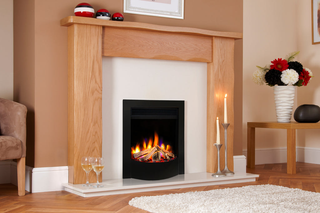 Celsi - Ultiflame Fires - VR Endura Black Hearth Mounted Electric Fire