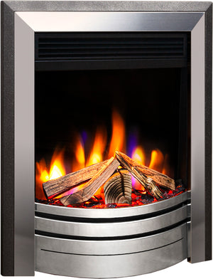 Celsi - Ultiflame Fires - VR Frontier Silver Hearth Mounted Electric Fire