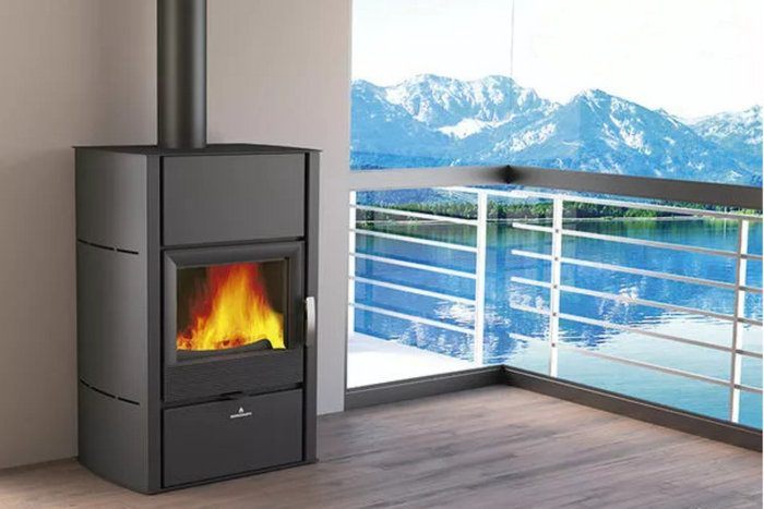 Bronpi - Hydronova Plus - 12.7kW Wood Burning Boiler Stove