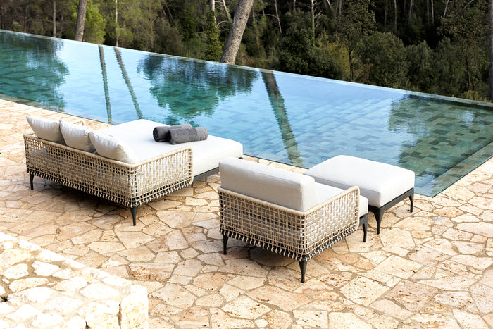 Skyline Design - Western - 3 Seat Outdoor Lounge and Daybed Set
