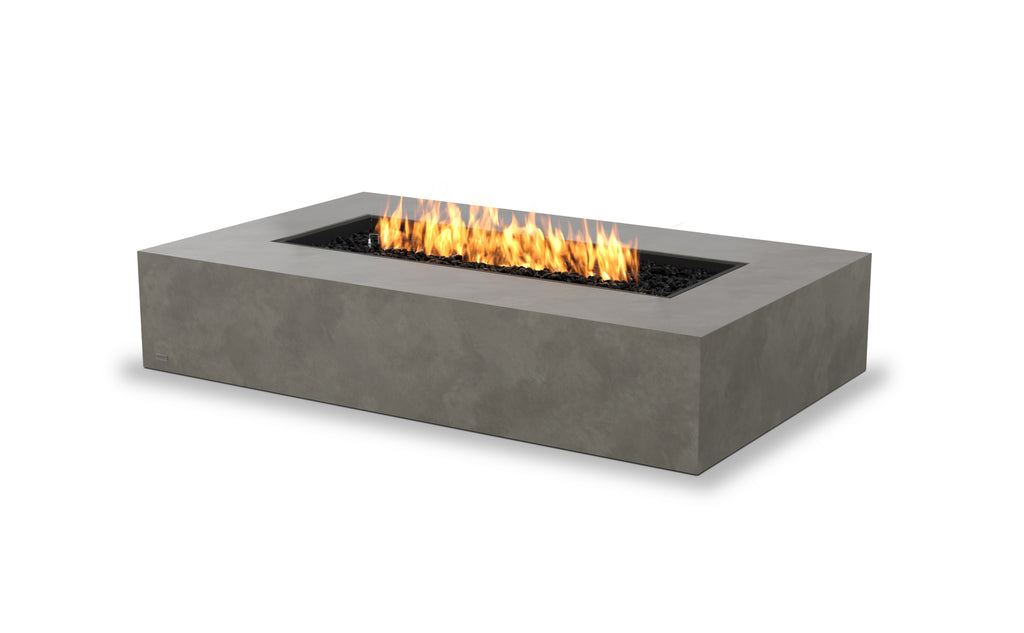 EcoSmart Fire Wharf 65 Gas Fire Pit Table Natural