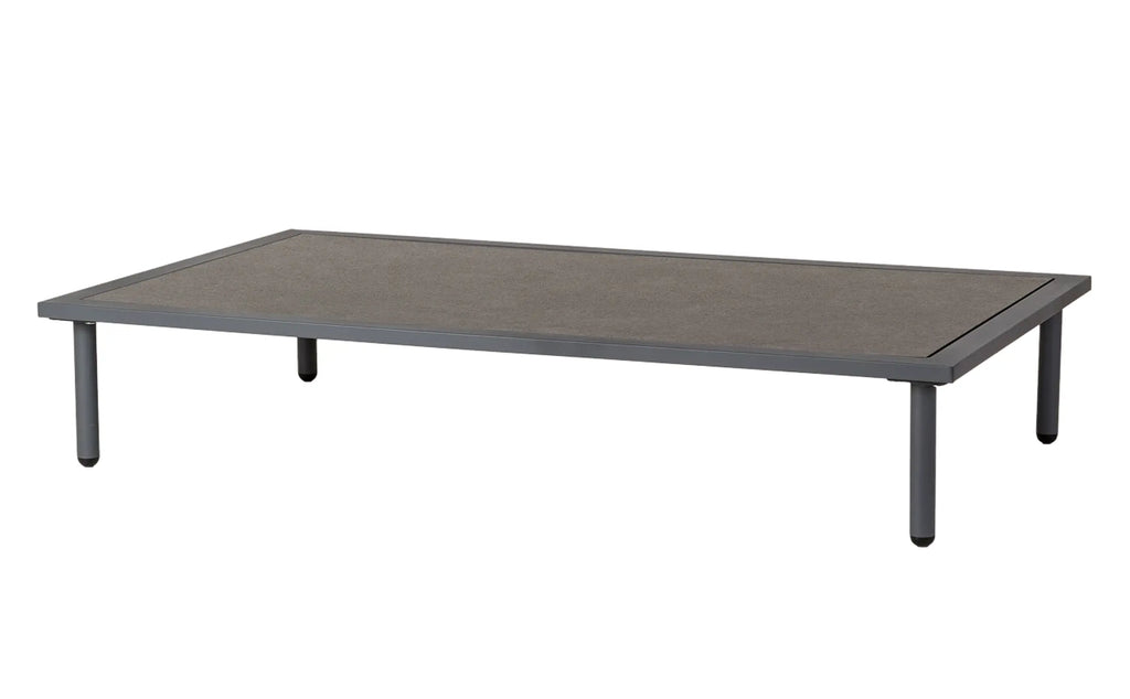 Alexander Rose - Beach Lounge Rectangle Coffee Table w/ Pebble HPL Top