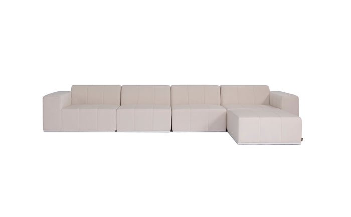 Blinde Design Connect Modular 5 Sofa Chaise Canvas