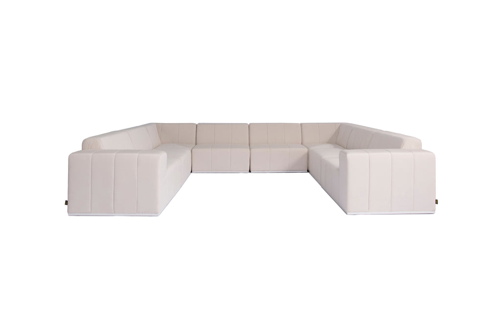 Blinde Design Modular 8 U-Sofa Sectional Canvas