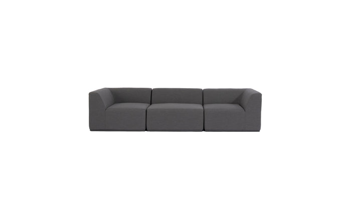 Blinde Design Relax Modular 3 Sofa Flanelle