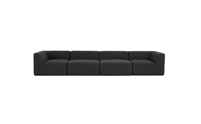 Blinde Design Relax Modular 4 Sofa Sooty