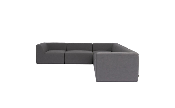 Blinde Design Relax Modular 5 L-Sectional Sofa Flanelle