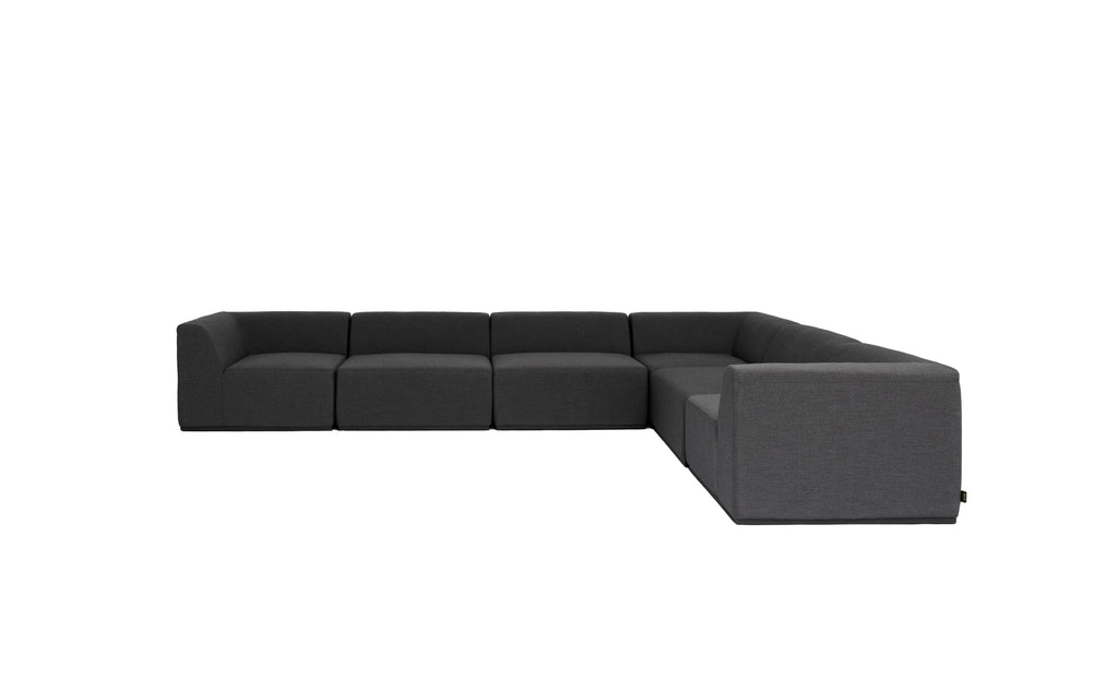 Blinde Design Relax Modular 6 L-Sectional Sooty