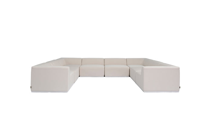 Blinde Design Relax Modular 8 U-Sofa Sectional Canvas