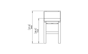 Blinde Design Sit B19 Bar Stool Flanelle