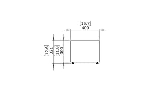 Blinde Design Bloc L2 Concrete Coffee Table Natural