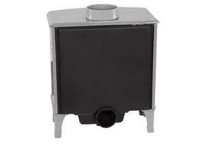 Carron - ECO Stove - 5kW Wood Stove (Multi-fuel Kit Option) - Ash Grey Enamel