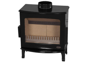 Carron - ECO Stove - 5kW Wood Stove (Multi-fuel Kit Option) - Black Enamel