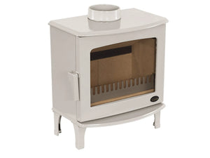 Carron - ECO Stove - 5kW Wood Stove (Multi-fuel Kit Option) - Cream Enamel