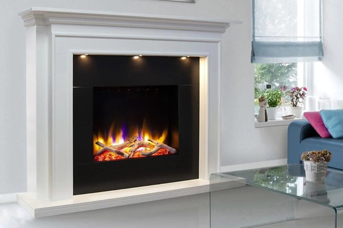 Celsi - Ultiflame VR Canelo S-600 Illumia - Smooth White Freestanding Suite