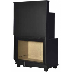 Fondis Stella 3 H600 inset stove frame with empty interior shown