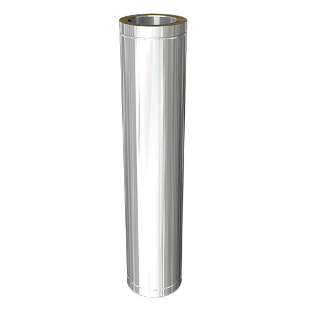 7” Insulated Twin Wall - Straight Lengths - Stainless Steel