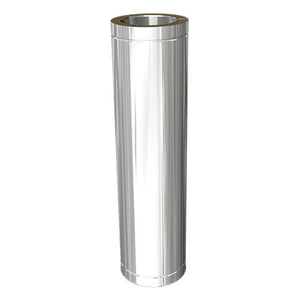 6” Insulated Twin Wall - Straight Lengths - Stainless Steel