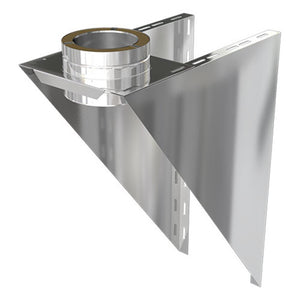 6” Insulated Twin Wall - Base Support Units - Stainless Steel