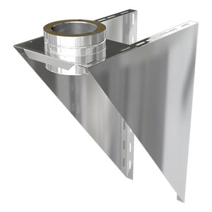 5” Insulated Twin Wall - Base Support Units - Stainless Steel