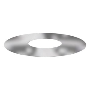 8” Insulated Twin Wall - 1 Part Round Finishing Plates - Stainless Steel