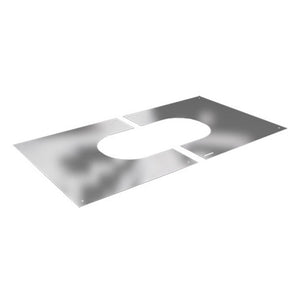 5” Insulated Twin Wall - 2 Part Finishing Square Plates - Stainless Steel