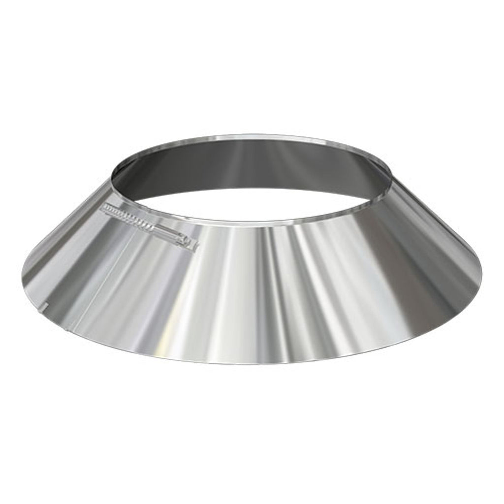5” Insulated Twin Wall Storm Collar - Stainless Steel