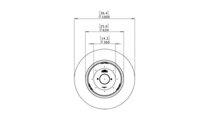 EcoSmart Fire Ark 40 Gas Fire Pit Table Graphite