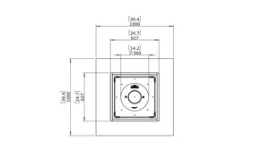 EcoSmart Fire Base 40 Fire Pit Table Graphite