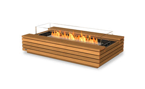 EcoSmart Fire Cosmo 50 Fire Pit Table Teak