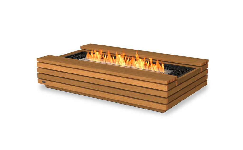 EcoSmart Fire Cosmo 50 Fire Pit Table Teak