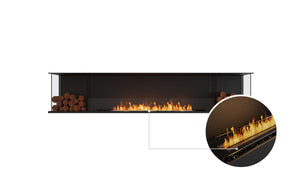 EcoSmart Flex Fireplace 104BY.BX2 Bay Black