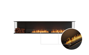 EcoSmart Flex Fireplace 104BY.BXL Bay Black