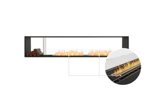 EcoSmart Flex Fireplace 104DB.BX1 Double Sided Black