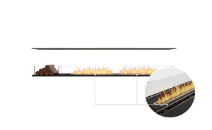 EcoSmart Flex Fireplace 104IL.BX1 Island Black