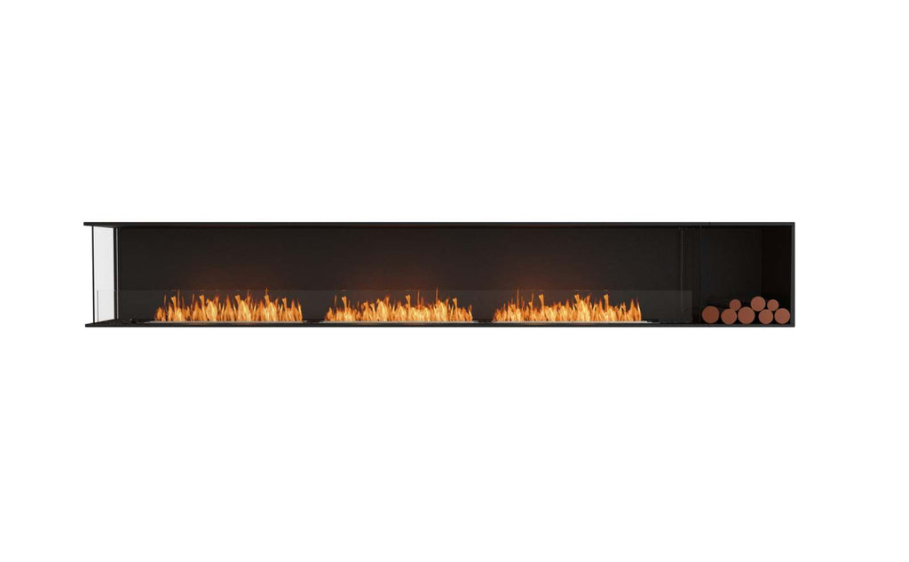 EcoSmart Flex Fireplace 140LC.BXR Left Corner Black